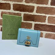 Gucci Diana Card Case Wallet Light Blue - 658244  – 11x8x2.5 cm - 5