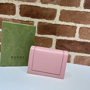 Gucci Diana Card Case Wallet Pink - 658244  – 11x8x2.5 cm - 3