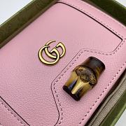 Gucci Diana Card Case Wallet Pink - 658244  – 11x8x2.5 cm - 2