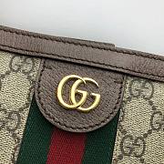 Gucci Ophidia GG Medium Tote  Beige/Ebony GG Supreme Canvas - 631685  – 38x28x14 cm - 5