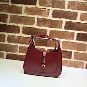 Gucci Jackie 1961 Small Hobo Bag Red,Yellow,Brown  - 637091  –19x13x3 cm - 1