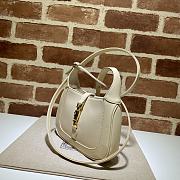 Gucci Jackie 1961 Small Hobo Bag Beige   - 637091  –19x13x3 cm - 2