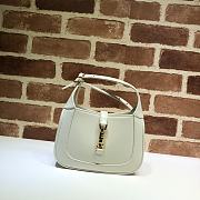 Gucci Jackie 1961 Small Hobo Bag White  - 637091  –19x13x3 cm - 1