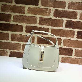 Gucci Jackie 1961 Small Hobo Bag White  - 637091  –19x13x3 cm