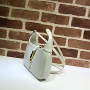 Gucci Jackie 1961 Small Hobo Bag White  - 637091  –19x13x3 cm - 2