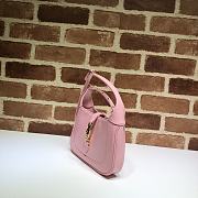 Gucci Jackie 1961 Small Hobo Bag Pink  - 637091  –19x13x3 cm - 3