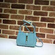 Gucci Jackie 1961 Small Hobo Bag Blue  - 637091  –19x13x3 cm - 1