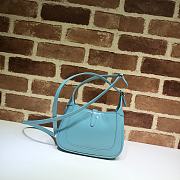 Gucci Jackie 1961 Small Hobo Bag Blue  - 637091  –19x13x3 cm - 3