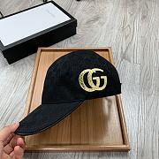 Gucci Original GG Canvas Baseball Hat With Web Black - 5