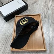 Gucci Original GG Canvas Baseball Hat With Web Black - 2