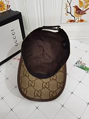 Gucci GG Canvas Baseball Hat Beige/Brown - 576253 - 3