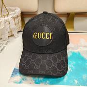 Gucci GG Canvas Baseball Hat Black- 576253 - 6