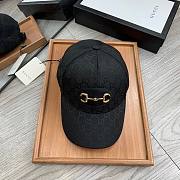 Gucci GG 1955 Horsebit Hat Black - 1