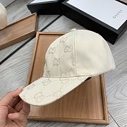 Gucci GG Lamé Baseball Hat White - 6