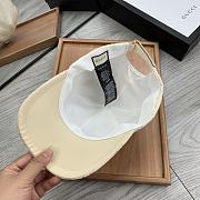 Gucci GG Lamé Baseball Hat White - 5