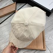 Gucci GG Lamé Baseball Hat White - 4