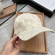 Gucci GG Lamé Baseball Hat White - 2