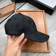 Gucci GG Lamé Baseball Hat Black - 3