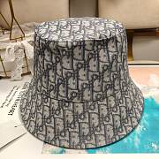 Dior Gold Silk Embroidered Fisherman Bucket Hat 02 - 6