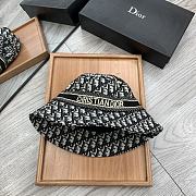 Dior D-Oblique Small Brim Bucket Hat Black - 6