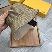 Fendi Light Brown Tech Fabric Bucket Hat - 6