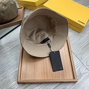 Fendi Light Brown Tech Fabric Bucket Hat - 5
