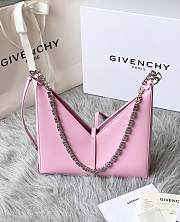 Givenchy Cut Out Leather Shoulder Bag Pink – 27x27x6 cm - 4