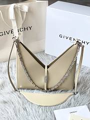 Givenchy Cut Out Leather Shoulder Bag Beige – 27x27x6 cm - 1