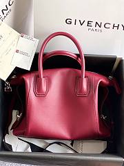 Givenchy Antigona Soft Bag In Leather Burgundy – 30x8x25 cm - 6