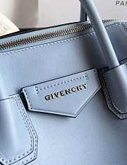 Givenchy Antigona Soft Bag In Leather Light Blue – 30x8x25 cm - 5