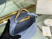 Chloe Kiss Small Purse Blue - S1350# – 20x26x8 cm - 6