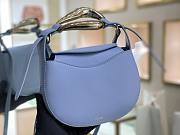 Chloe Kiss Small Purse Blue - S1350# – 20x26x8 cm - 2