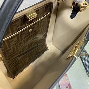 Fendi Peekaboo 305 Soft Calf Leather With Leather Shoulder Strap Black – 30 cm - 5