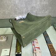 Fendi Peekaboo 305 Soft Frosted Calf Leather Green – 42 cm - 2