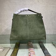 Fendi Peekaboo 305 Soft Frosted Calf Leather Green – 42 cm - 3