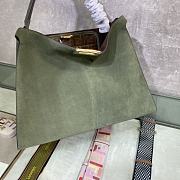 Fendi Peekaboo 305 Soft Frosted Calf Leather Green – 42 cm - 5