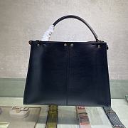 Fendi Peekaboo 305 Soft Calf Leather Black&Red – 42 cm - 6