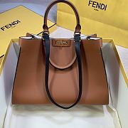 Fendi Peekaboo X-Tote Caramel calfskin - 6011 – 35 x26 x13 - 1