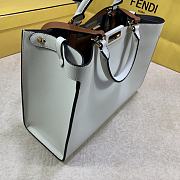 Fendi Peekaboo X-Tote White calfskin - 6011 – 35 x26 x13 - 4