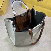 Fendi Peekaboo X-Tote White calfskin - 6011 – 35 x26 x13 - 5