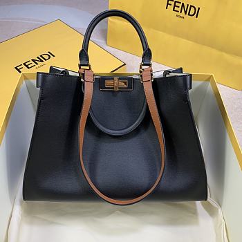 Fendi Peekaboo X-Tote Black calfskin - 6011 – 35 x26 x13