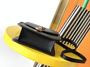 YSL Kaia Vertical Shoulder Bag Black – 668809 – 16×18x6cm  - 3