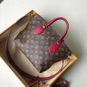 Louis Vuitton Flower Zipped Tote PM Red – M44351 – 29x23.5x13.5 cm  - 4