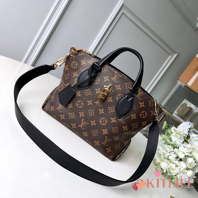 Louis Vuitton Flower Zipped Tote PM Black – M44351 – 29x23.5x13.5 cm  - 1