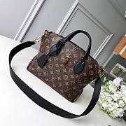 Louis Vuitton Flower Zipped Tote PM Black – M44351 – 29x23.5x13.5 cm  - 1