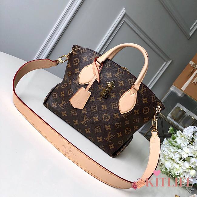 Louis Vuitton Flower Zipped Tote PM Beige – M44351 – 29x23.5x13.5 cm  - 1