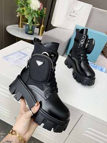 Prada Monolith Combat Boots 