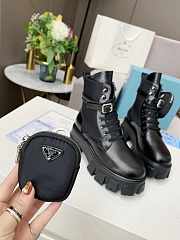 Prada Monolith Combat Boots  - 3