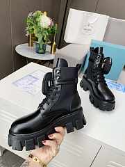 Prada Monolith Combat Boots  - 6