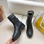 Fendi Combat Boots Black - 6